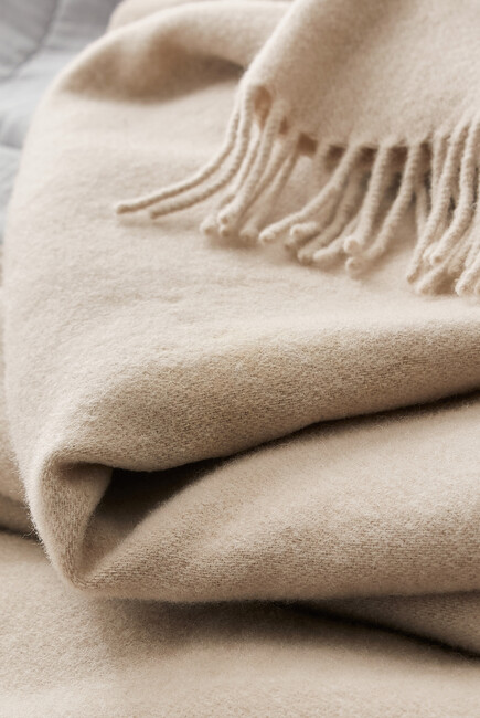 Luxury Wool-Cashmere Throw